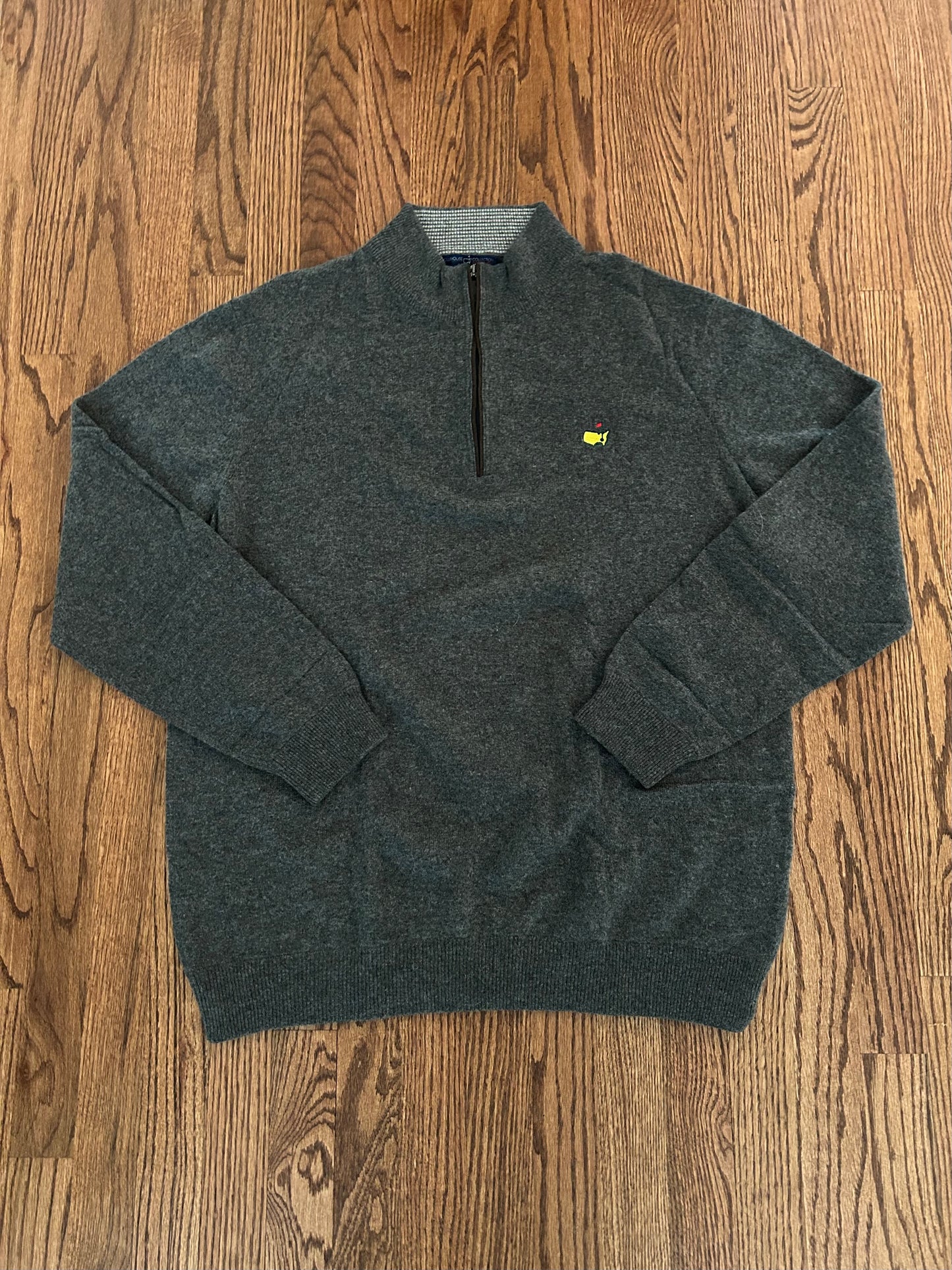 Men’s XL Masters Clubhouse Collection 100% Cashmere Quarter Zip Sweater