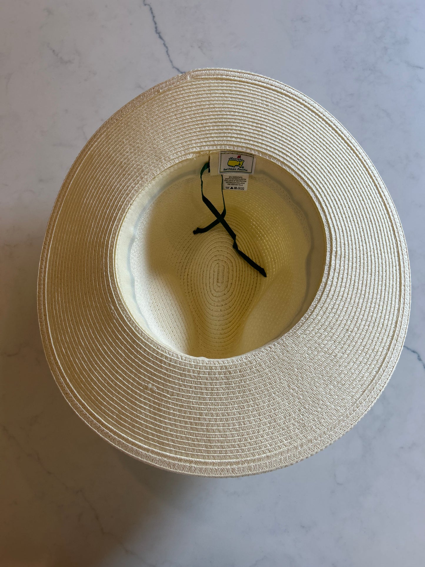 Ladies Masters Dorfman Pacifica Straw Hat Augusta National Golf Club