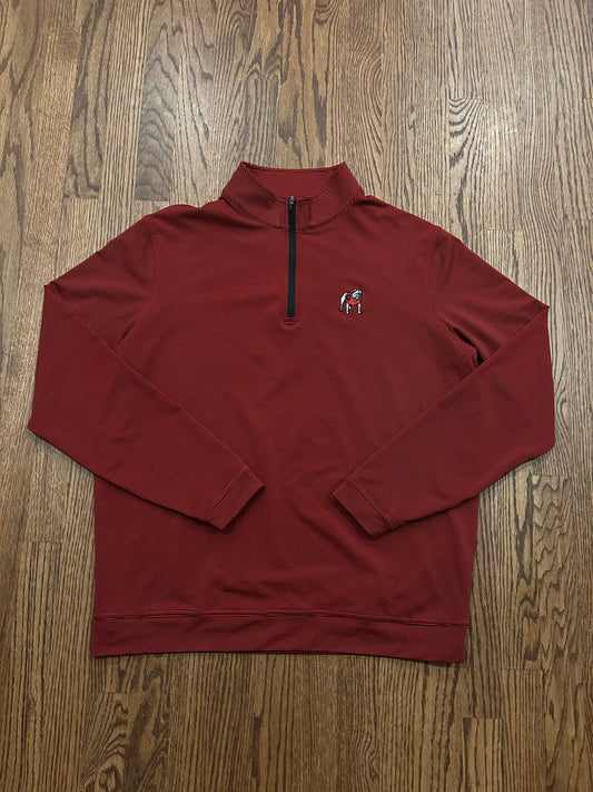 Men’s Large Peter Millar UGA Georgia Bulldogs Quarter Zip