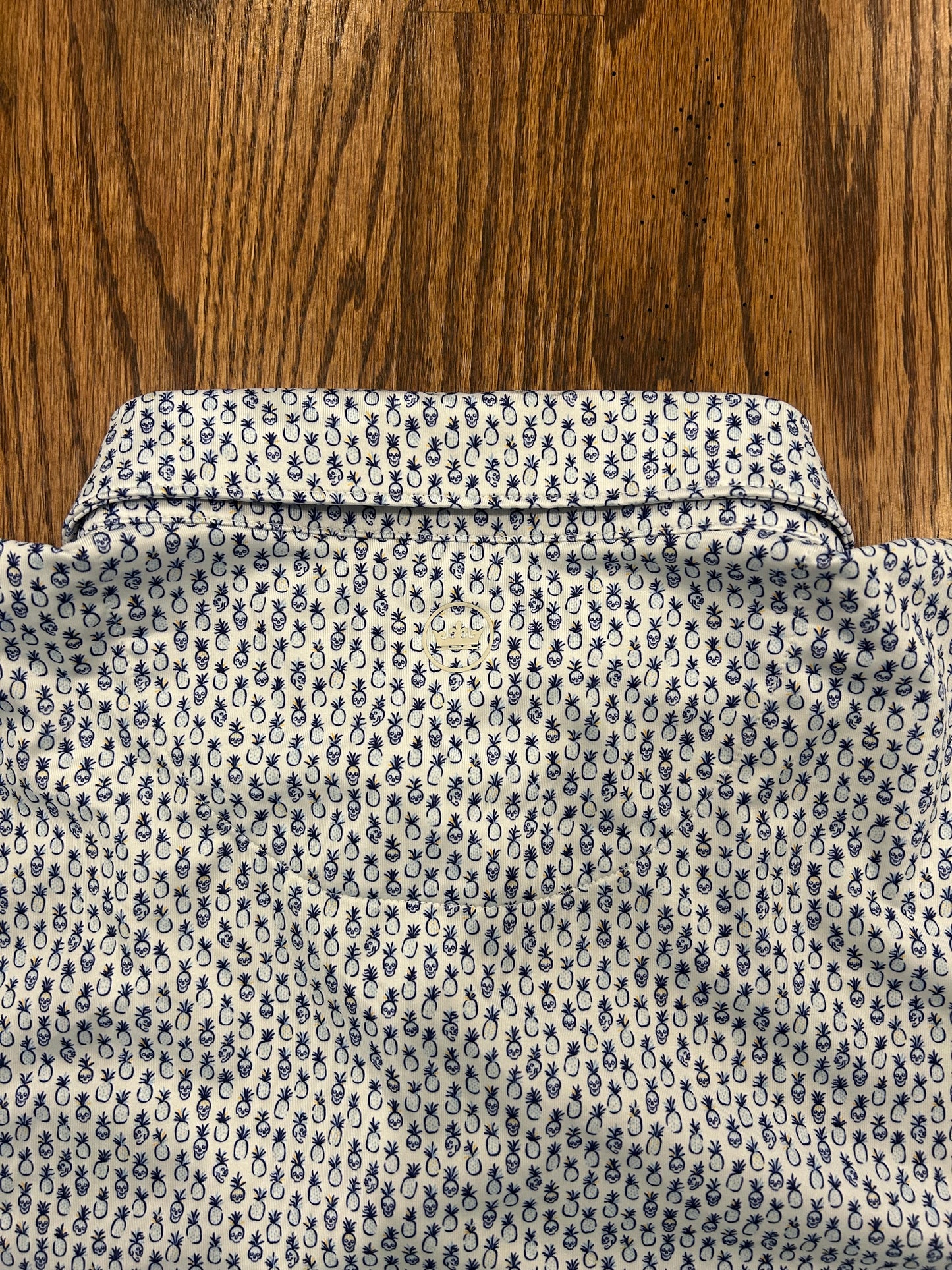 Men’s XL Peter Millar Pebble Beach Skulls & Pineapples Polo