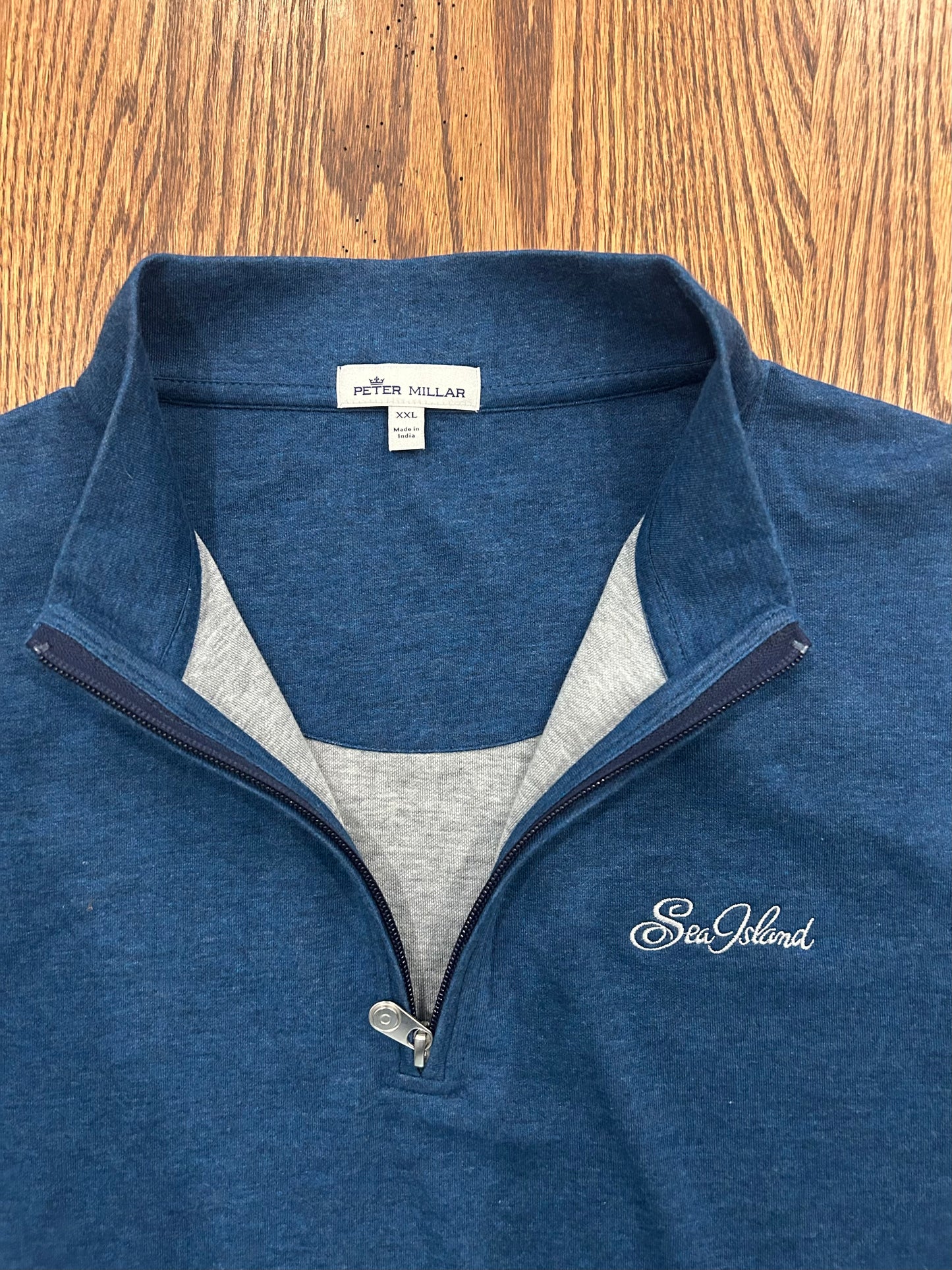 Men’s 2XLT Peter Millar Sea Island Golf Quarter Zip Georgia