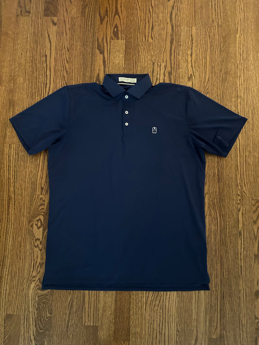 Men’s XL Holderness & Bourne Tuxedo Club New York Golf Polo Navy Blue