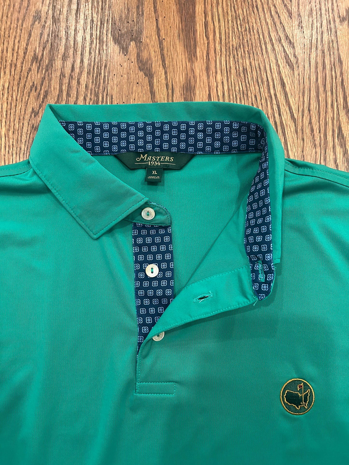 Men’s XL Masters 1934 Berckmans Place Green Performance Golf Polo