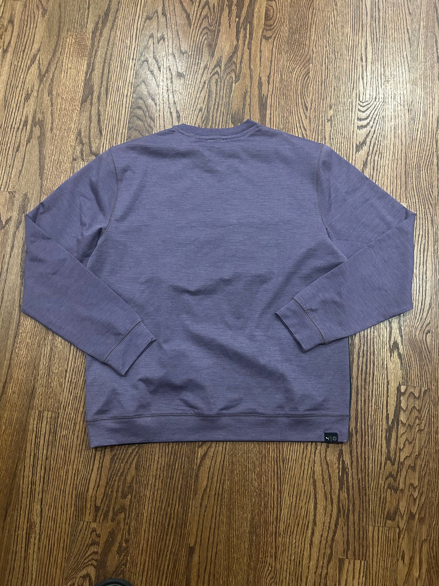 Men’s Medium PUMA Harbour Town Golf Links Purple Colorblock Long sleeve Crewneck