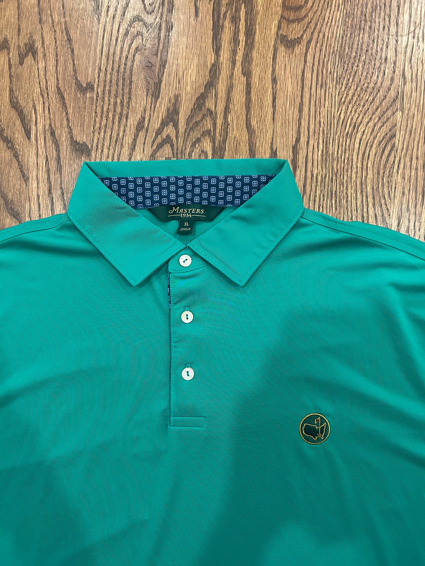 Men’s XL Masters 1934 Berckmans Place Green Performance Golf Polo