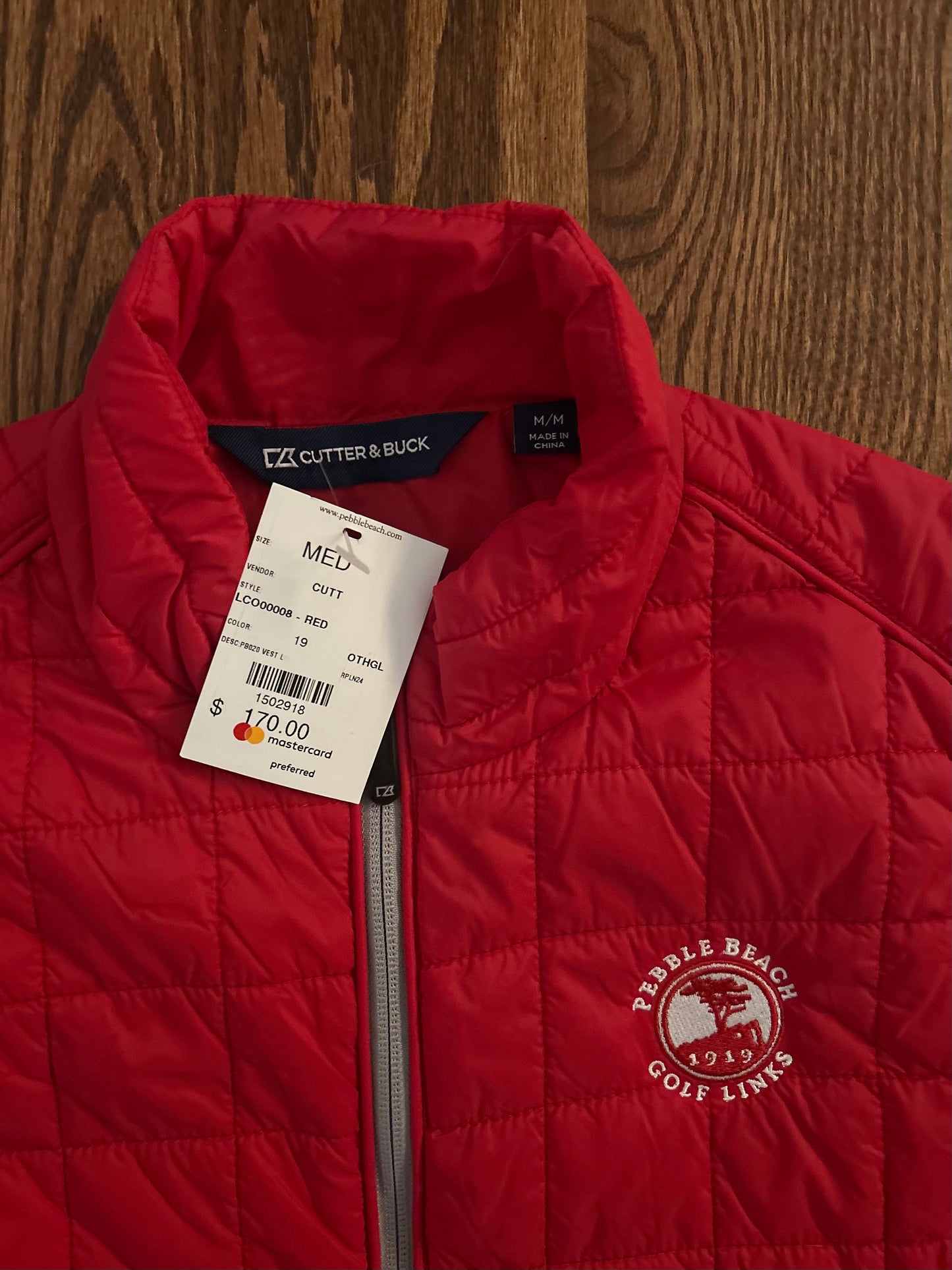 Women’s Medium Cutter & Buck Pebble Beach Vest