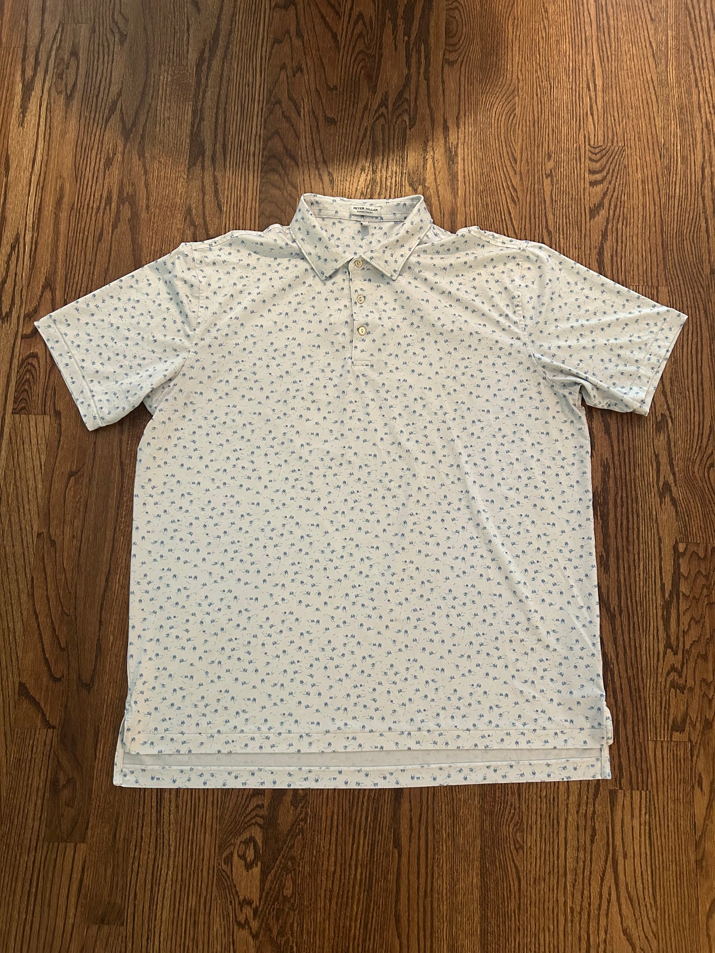 Men’s XL Peter Millar Golf Carts Polo