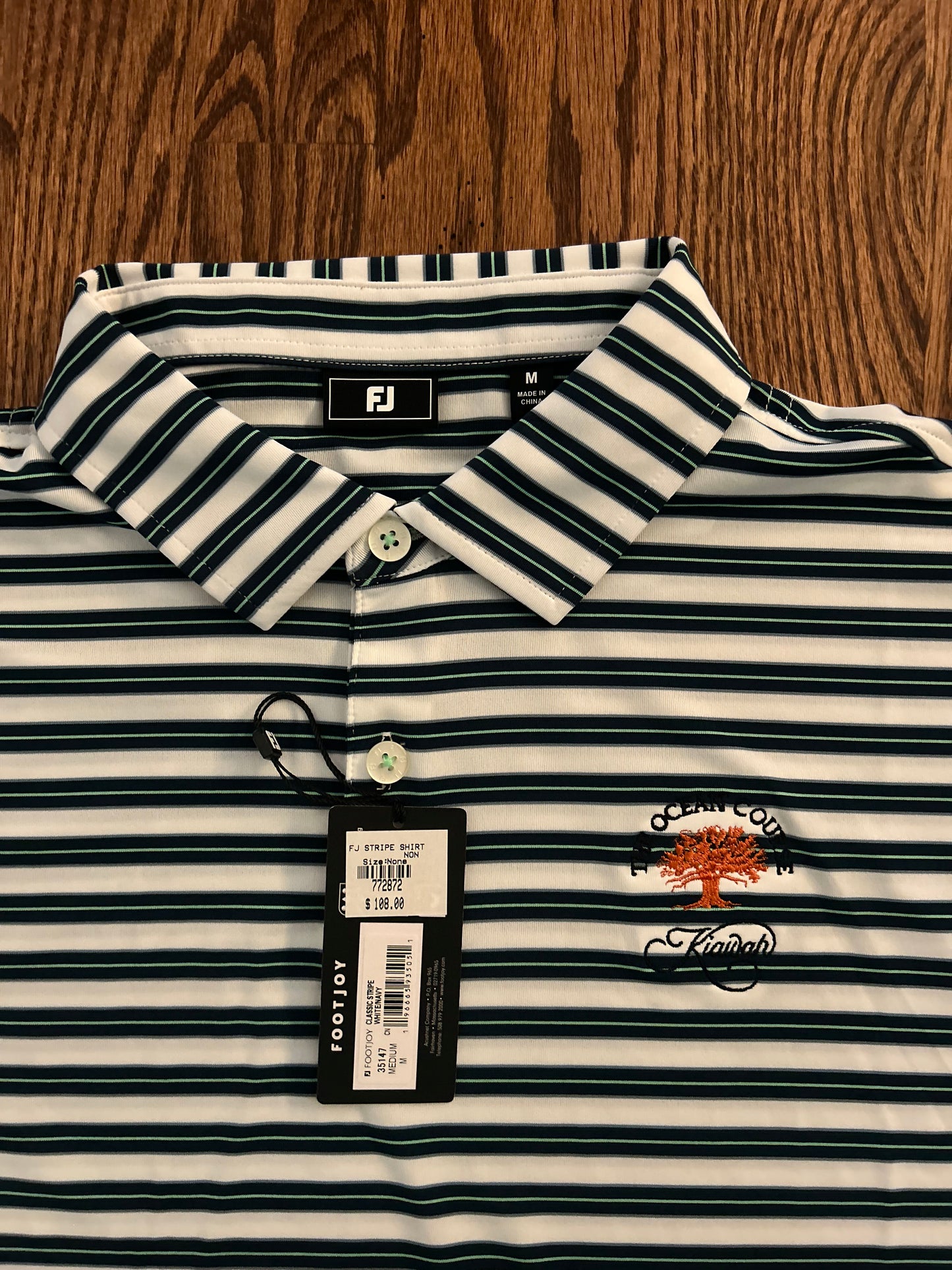 Men’s Medium FootJoy Kiawah Island Polo