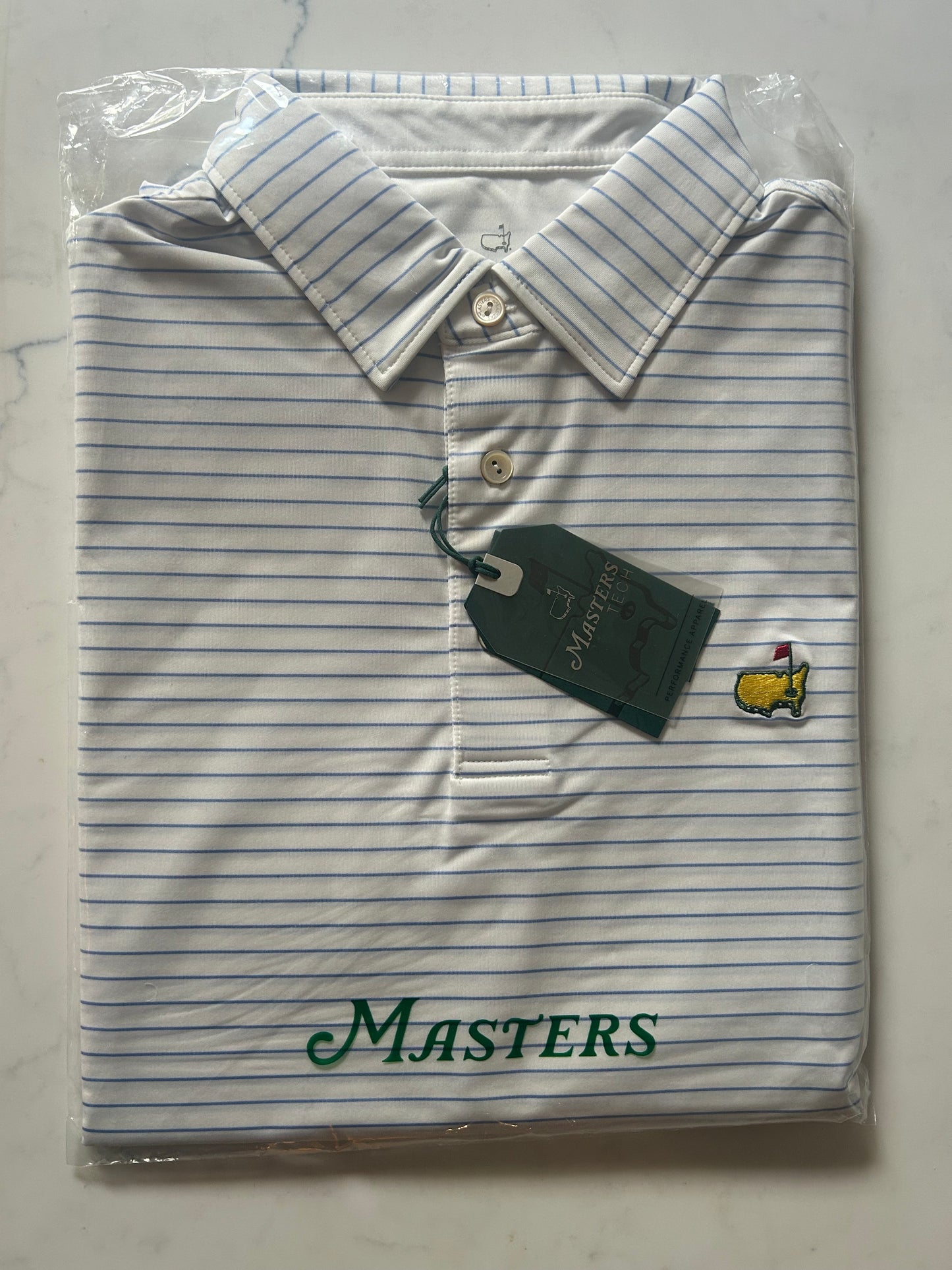 Men’s Medium Masters Tech Performance Golf Polo Augusta National angc