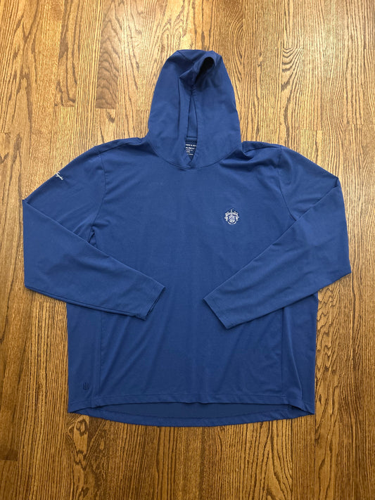 Men’s 2XL Holderness & Bourne Trump National Los Angeles Blue Golf Hoodie