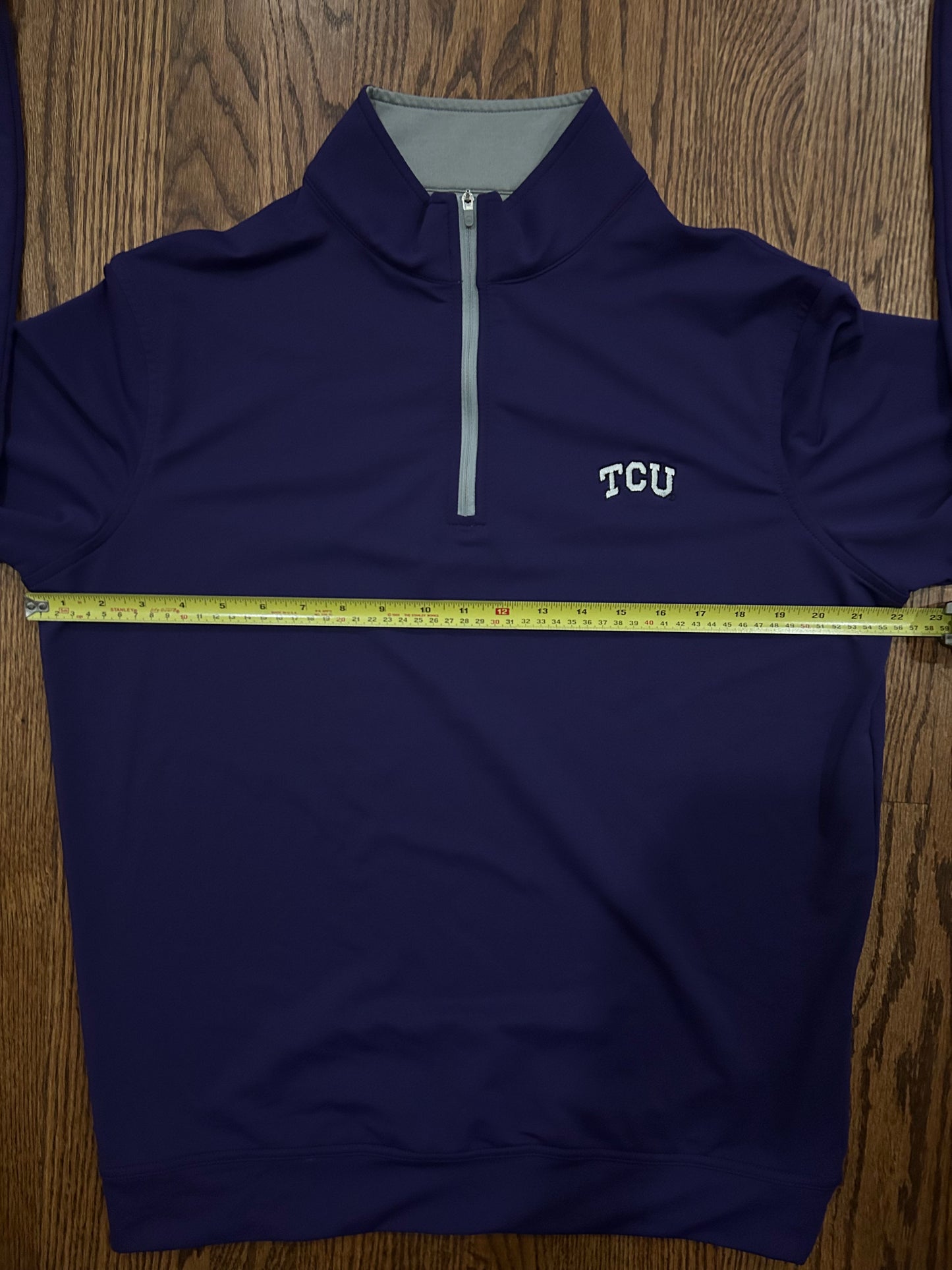 Men’s Medium Peter Millar TCU Horned Frogs Quarter Zip