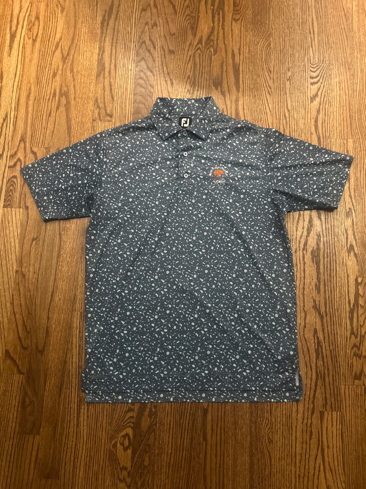 Men’s Medium FootJoy Kiawah Island South Carolina Performance Golf Polo