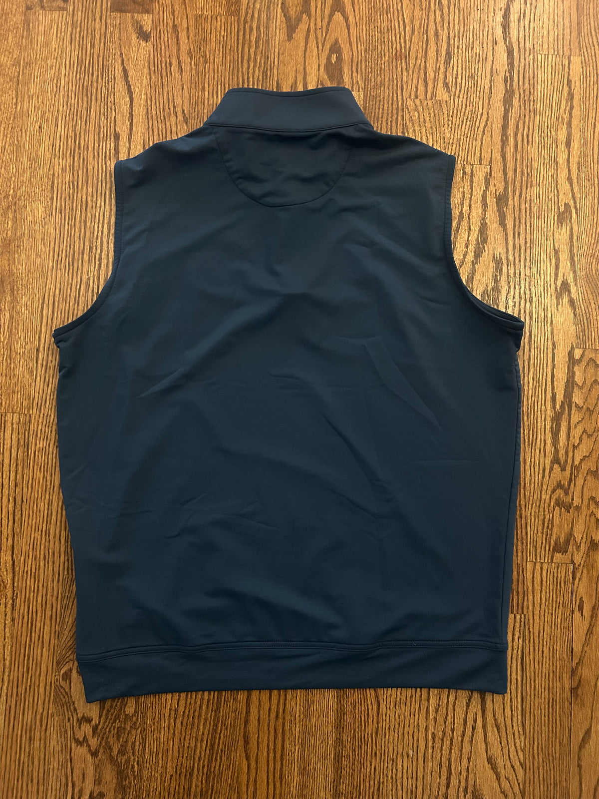 Men's Large Masters Peter Millar Blue Performance Quarter Zip Vest