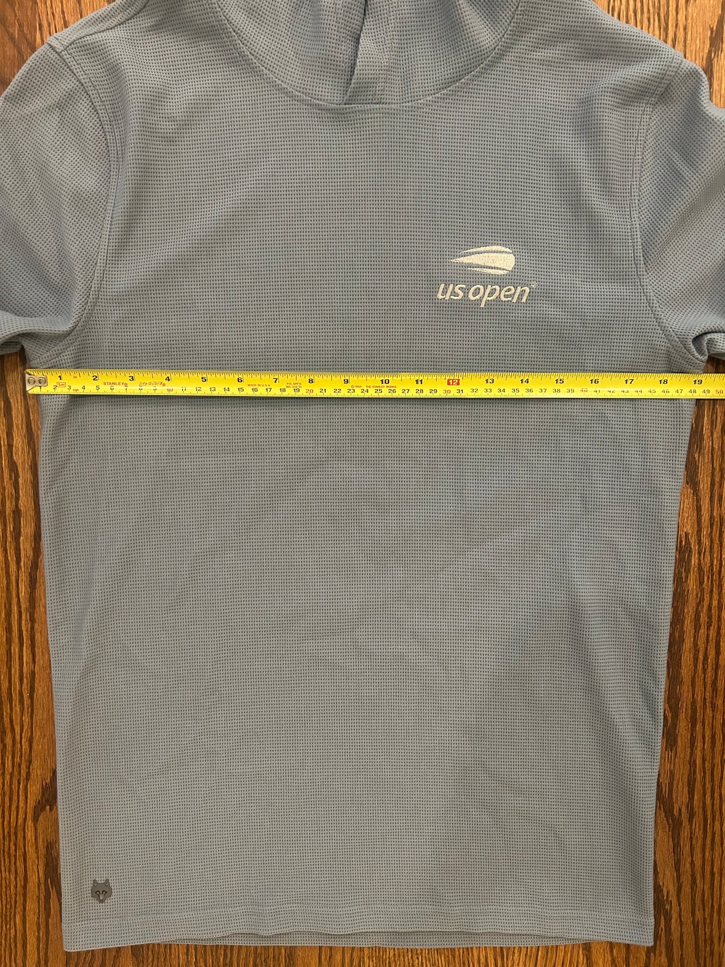 Men’s Small Greyson US Open Tennis Performance Golf Hoodie Light Blue