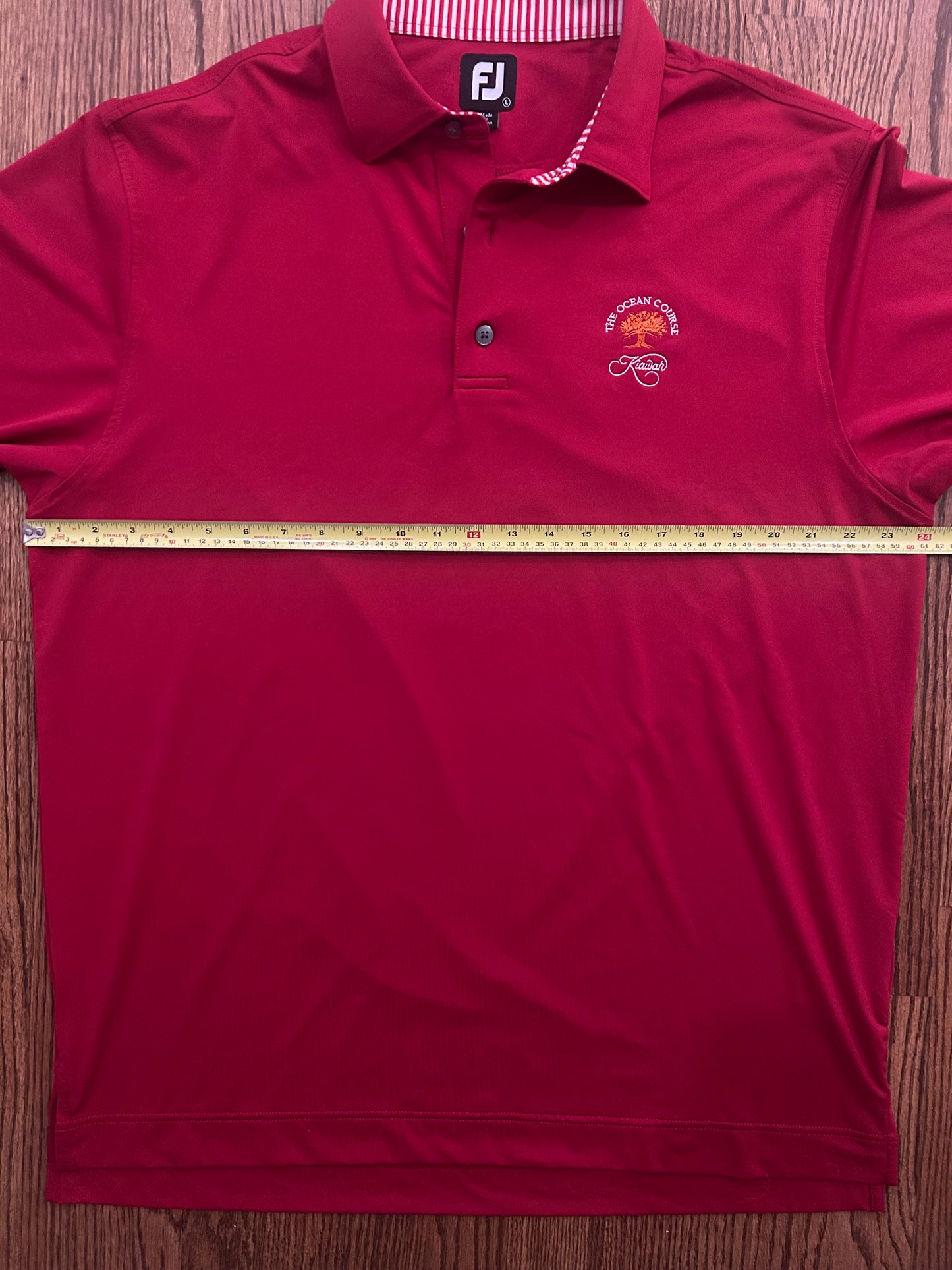 Men’s Large FootJoy Kiawah Island Performance Golf Polo