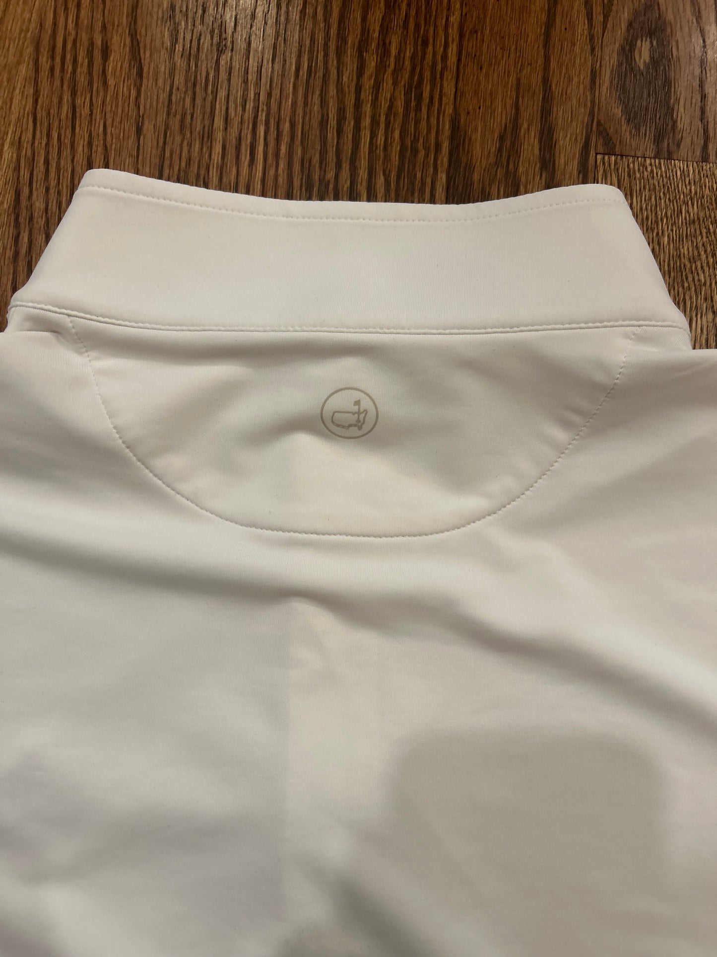 Men’s 2XL Masters Peter Millar White Quarter Zip Performance Golf Vest
