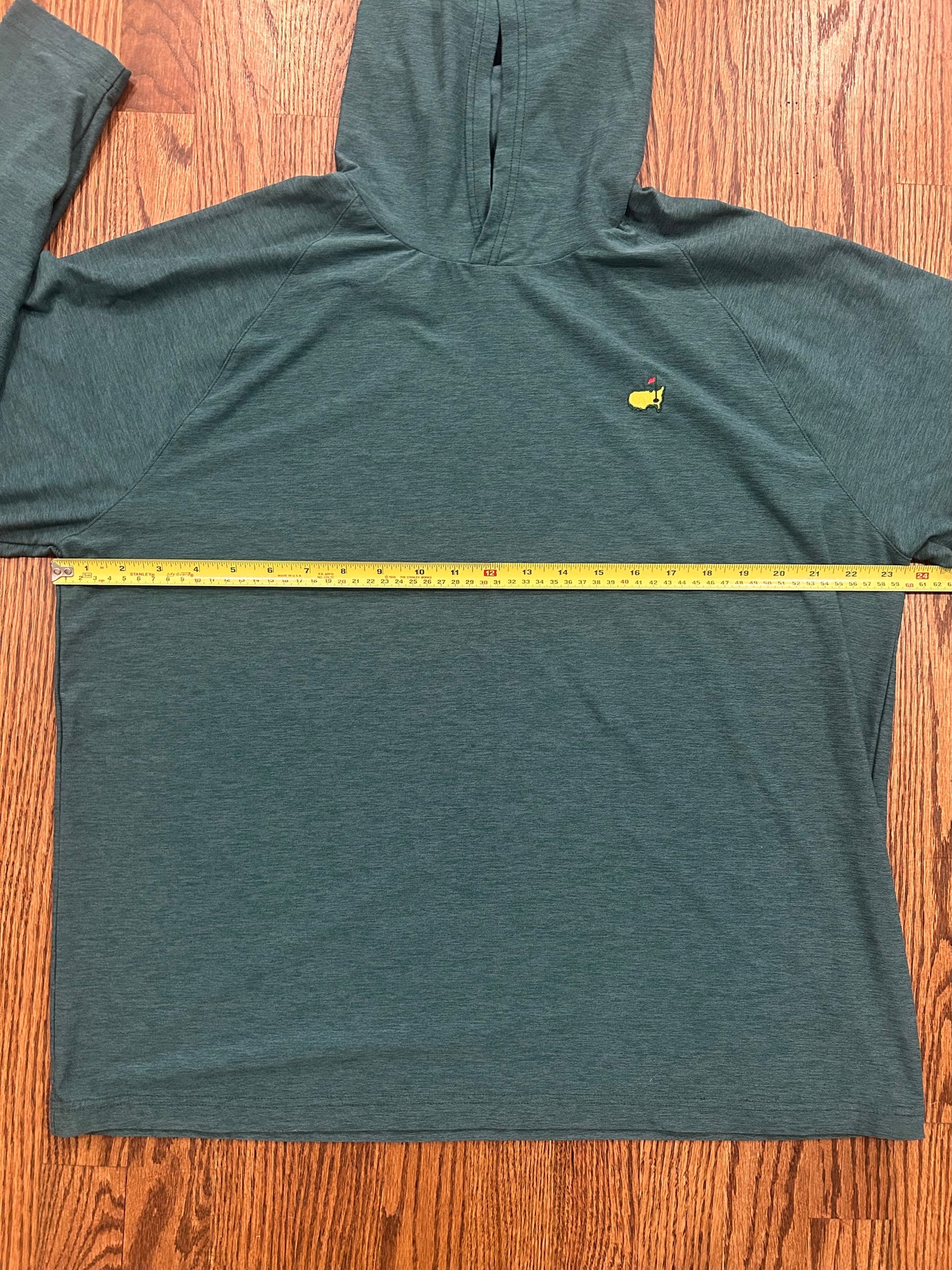 Men’s Large Masters Tech Green Pine Performance Golf Hoodie Augusta National