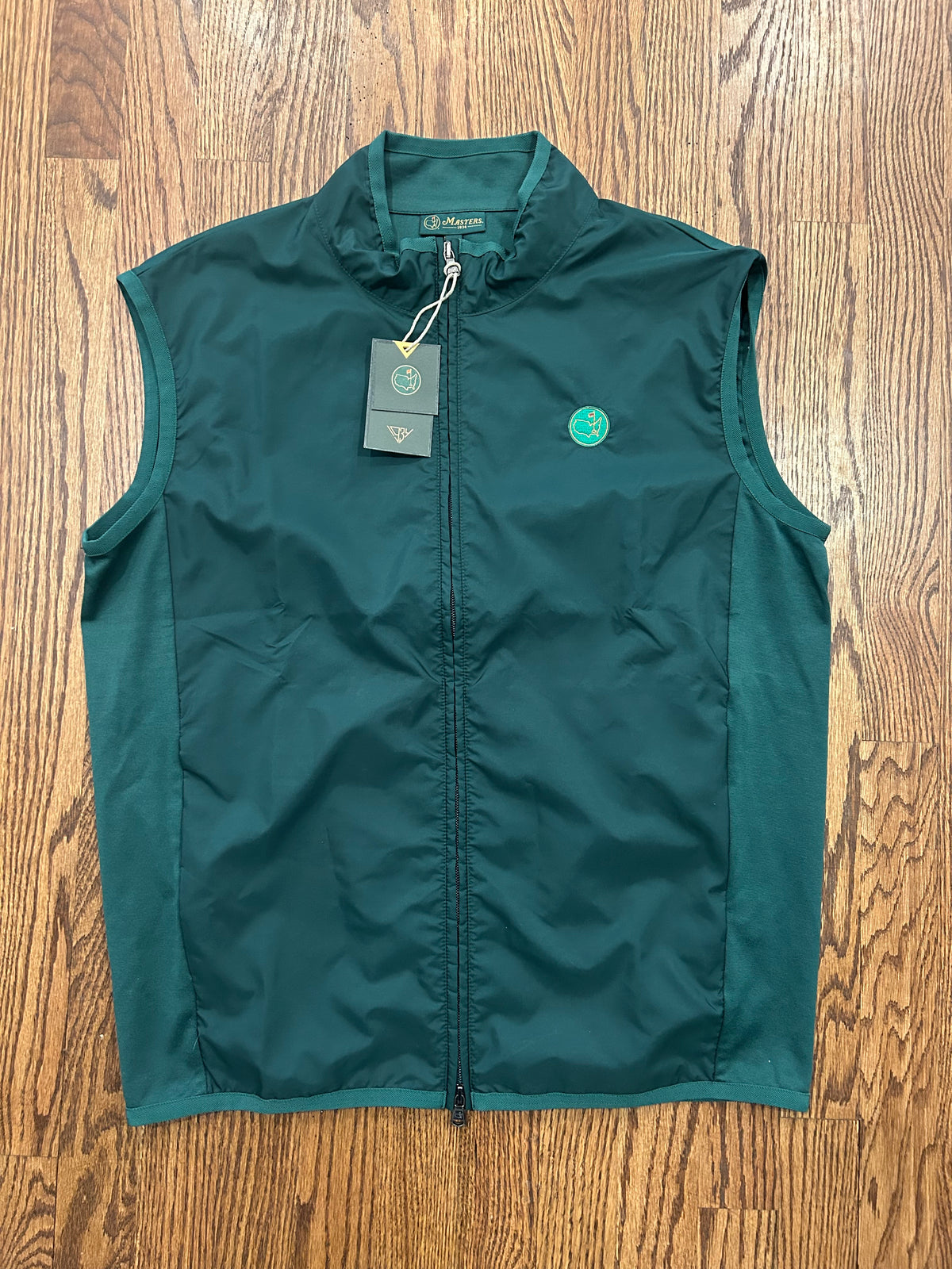 Masters 1934 Berckmans Place Men’s Medium Green Full Zip Vest Augusta National