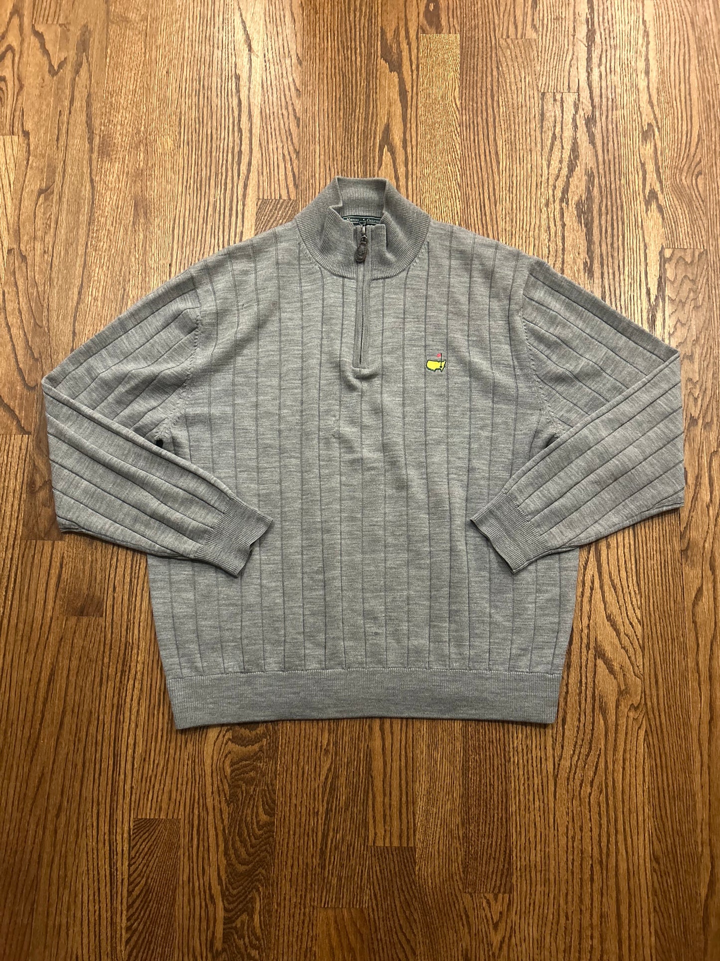 Men’s Medium Masters Collection Wool Quarter Zip Sweater