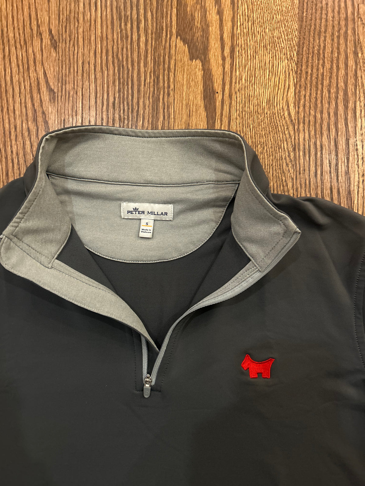 Men’s Small Peter Millar Scotty Cameron Gray Quarter Zip Pullover