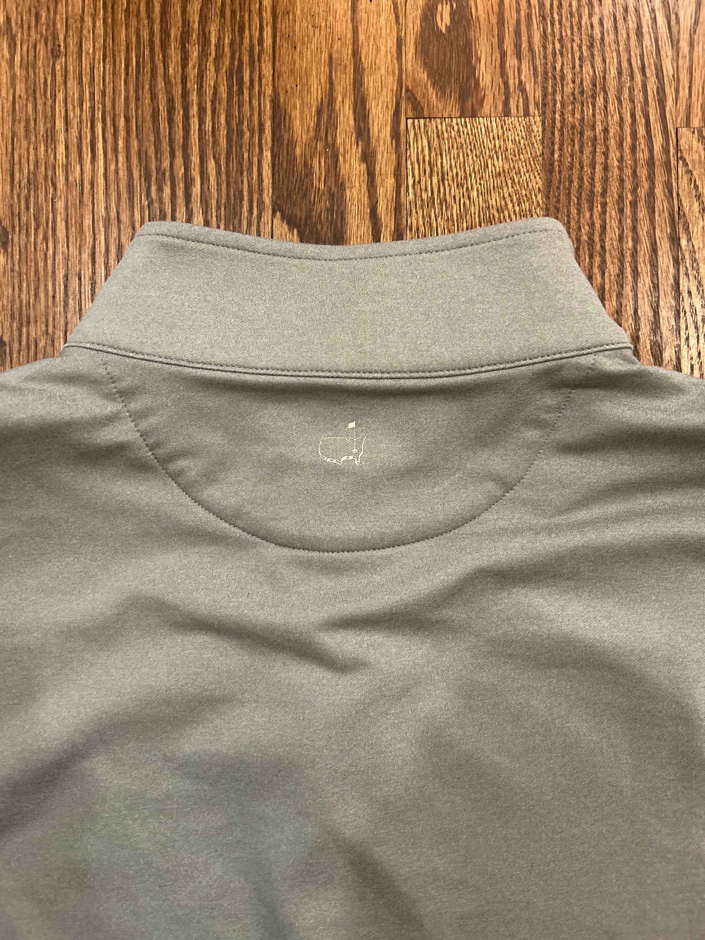 Men’s Large Gray Masters Peter Millar Performance Quarter Zip Golf Vest