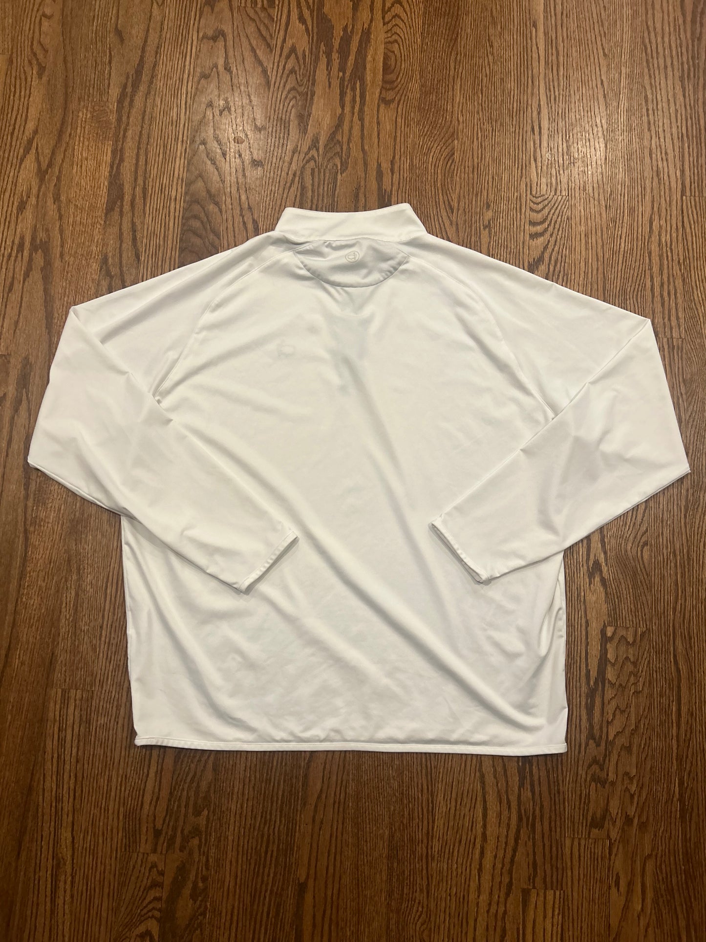 Men’s XL White Masters Peter Millar Performance Quarter Zip