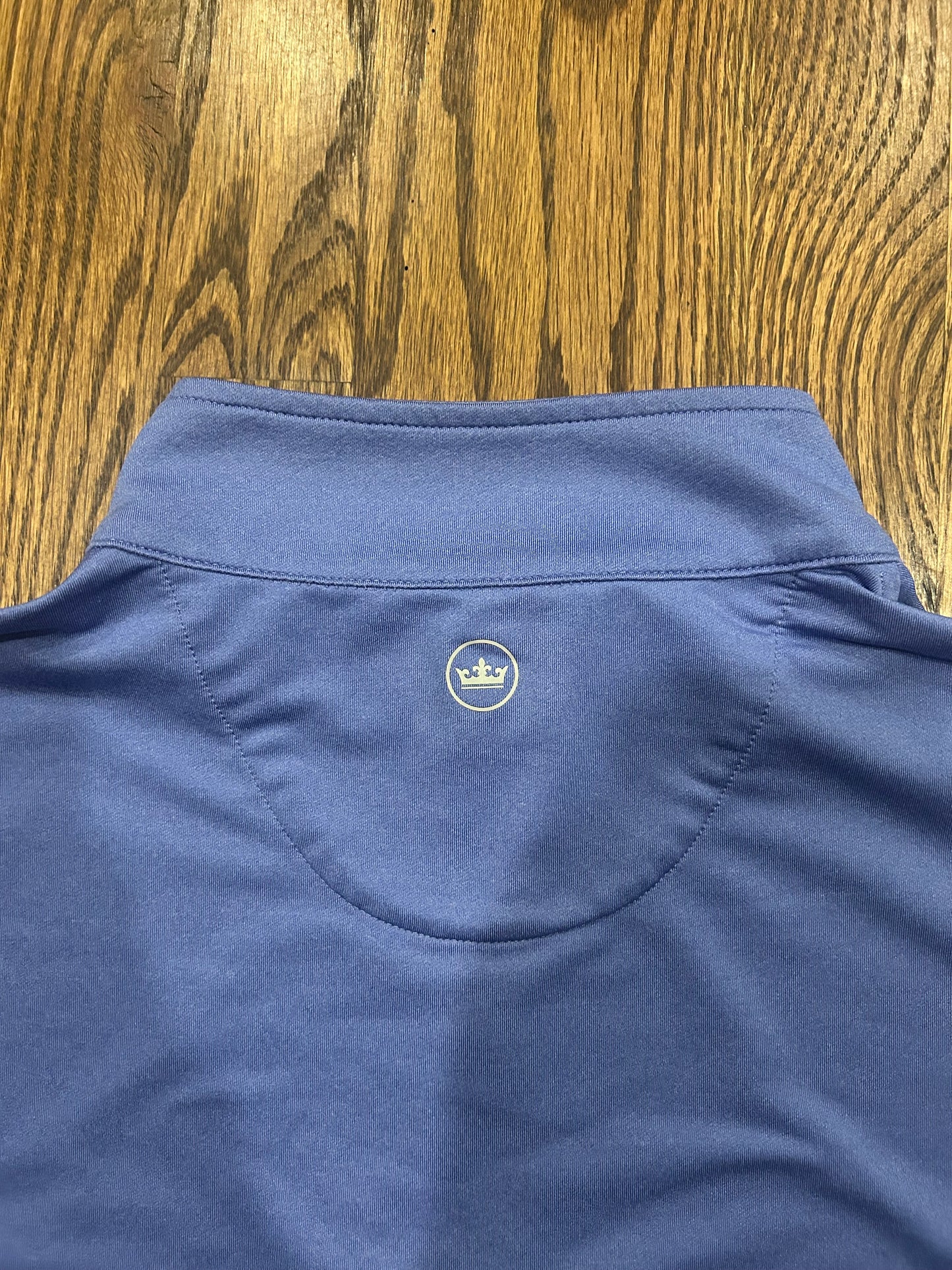 Men’s Large Peter Millar Grand Cypress Quarter Zip Golf Vest Light Blue Orlando