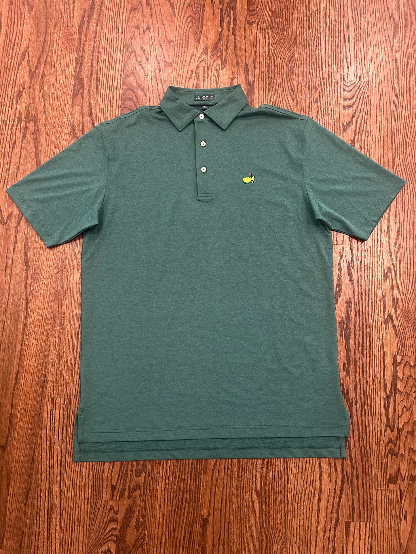 Men’s Medium Masters Peter Millar Green Golf Polo Augusta National