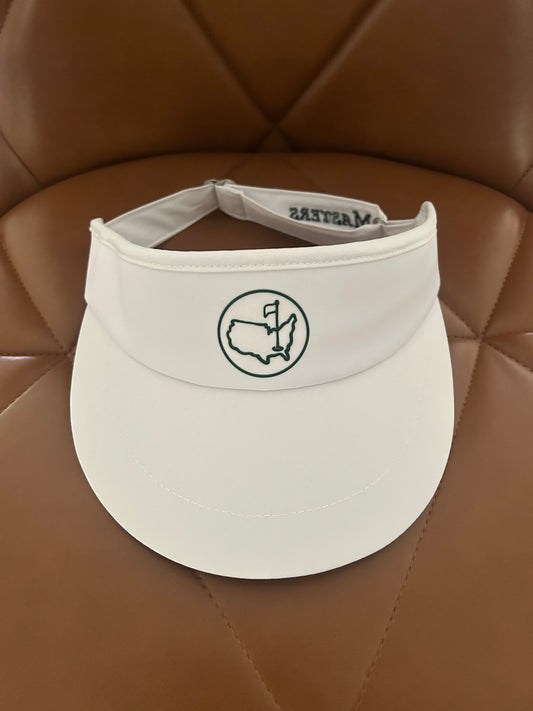 Berckmans Place White Masters Golf Visor Hat