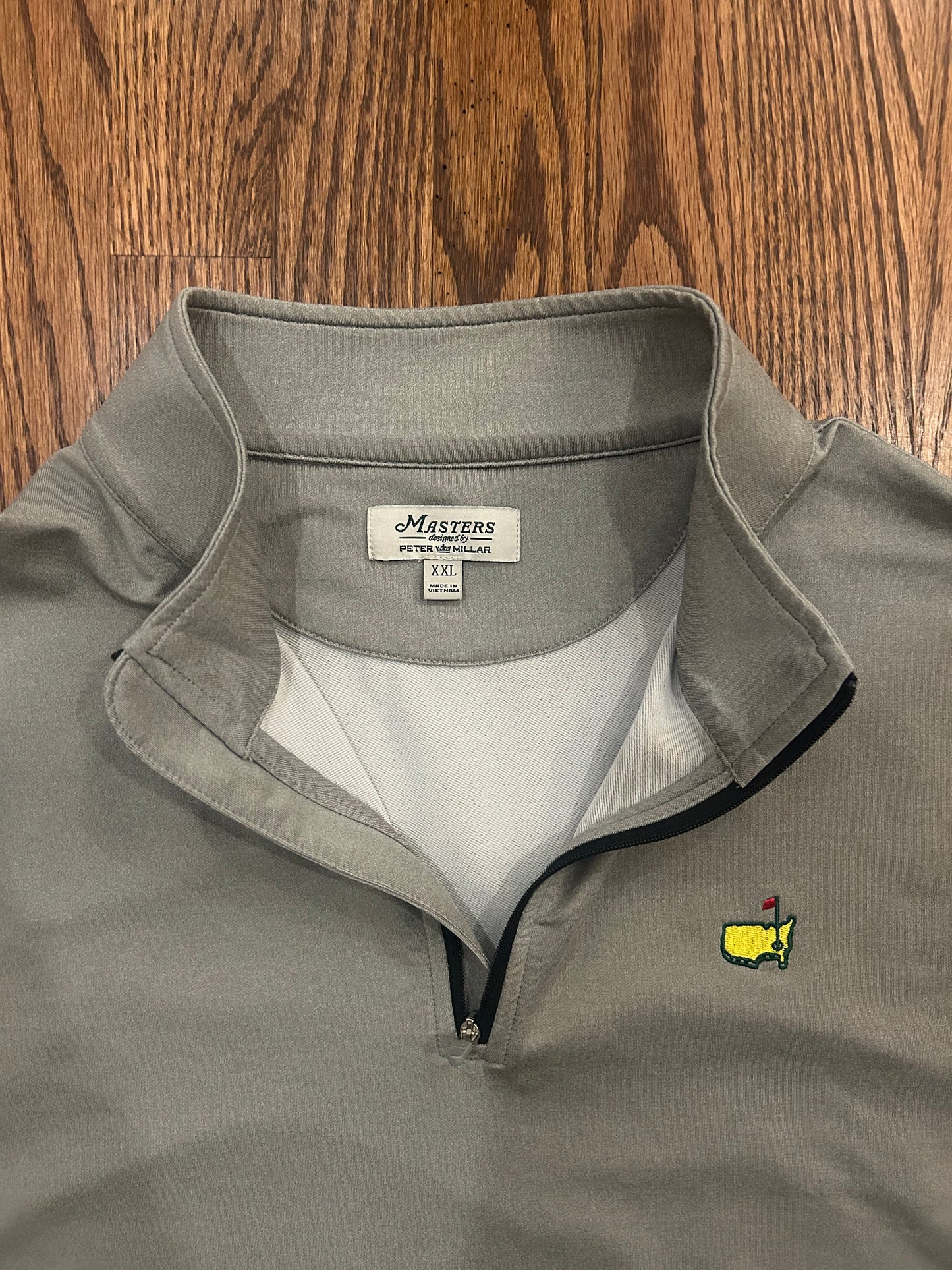 Men’s 2XL Masters Peter Millar Gray Performance Golf Vest