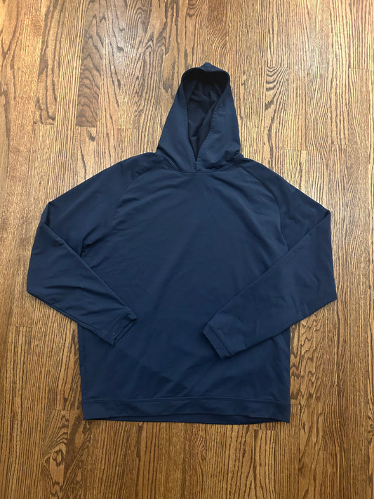 Men’s Large Peter Millar x TaylorMade Performance Golf Hoodie Navy Blue