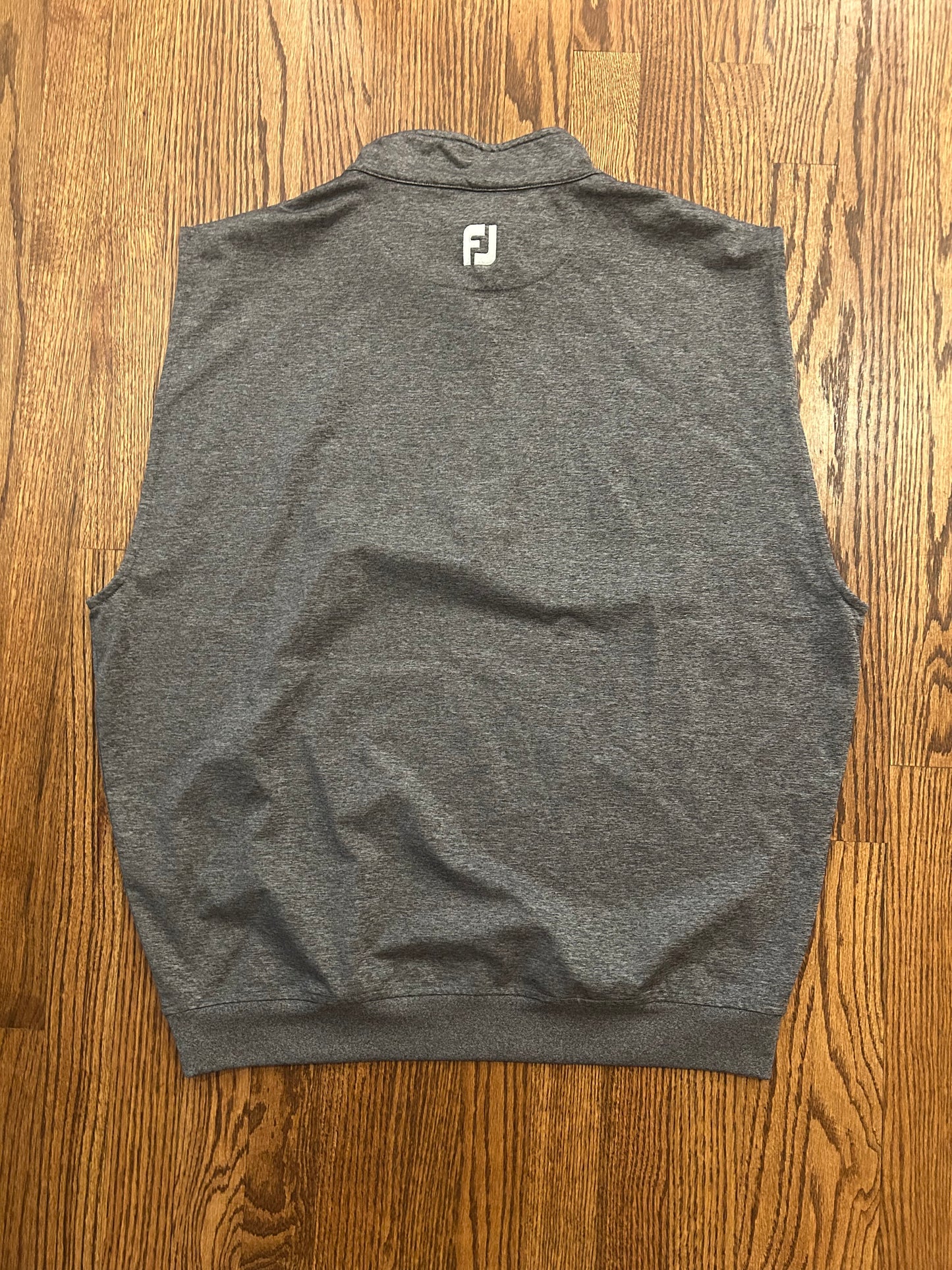Men’s XL FootJoy Sea Island Gray Quarter Zip Golf Vest