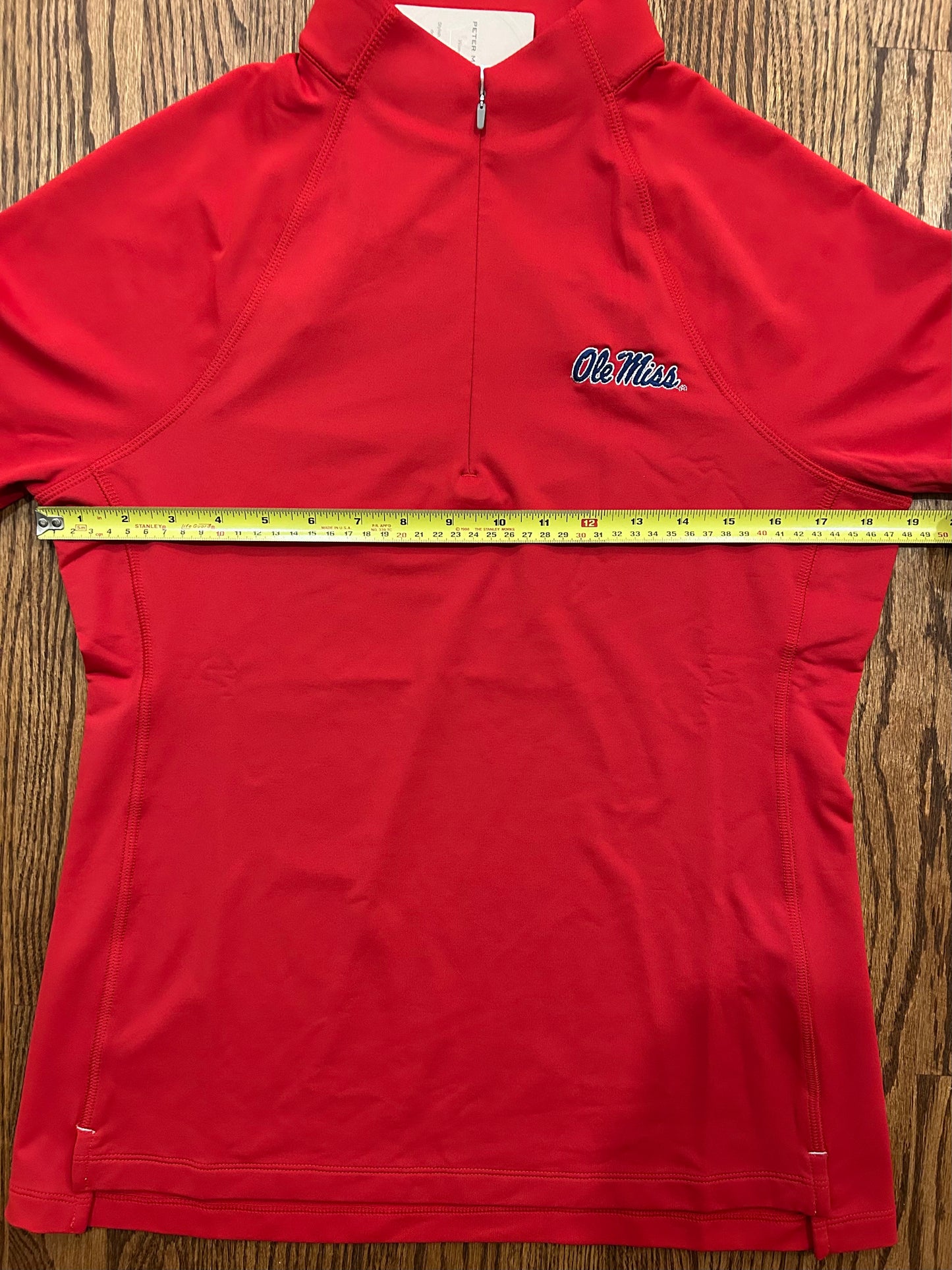 Women’s Medium Peter Millar Ole Miss Rebels Quarter Zip