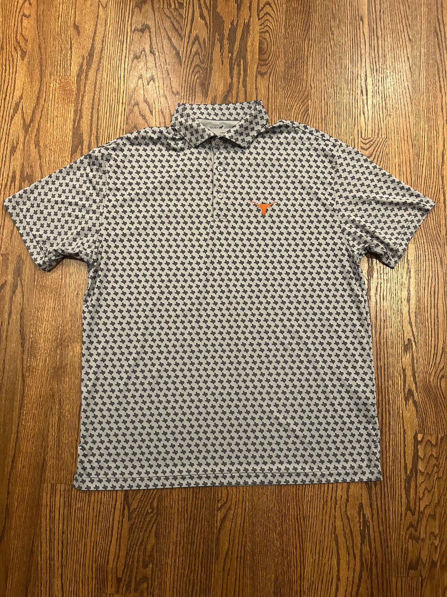 Men’s Large Horn Legend Texas Longhorns Graphic Performance Golf Polo