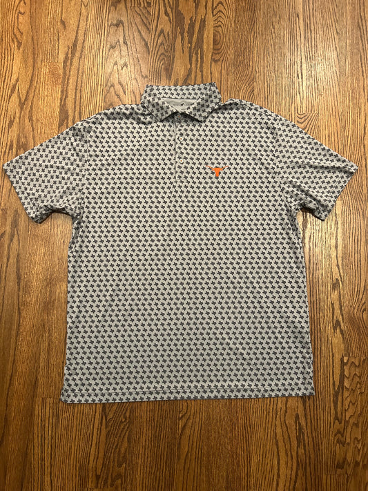 Men’s Large Horn Legend Texas Longhorns Graphic Performance Golf Polo