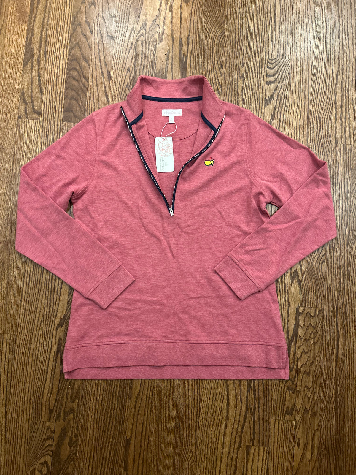 Women’s Large Masters Peter Millar Half Zip Golf Pullover Red