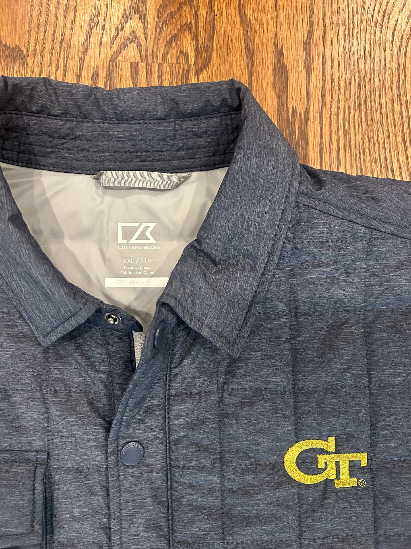 Men’s 2XL Cutter & Buck Georgia Tech Yellow Jackets Puffer