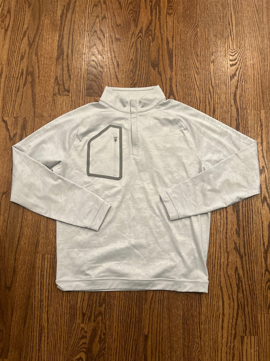 Men’s Small Peter Millar Gray Camo Quarter Zip