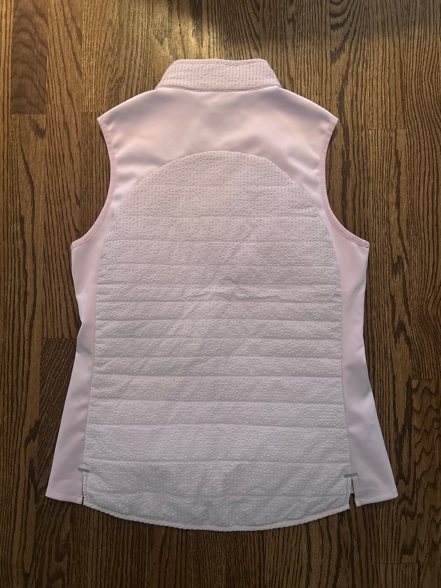 Women’s Medium Masters Magnolia Lane Pink Textured Full Zip Vest