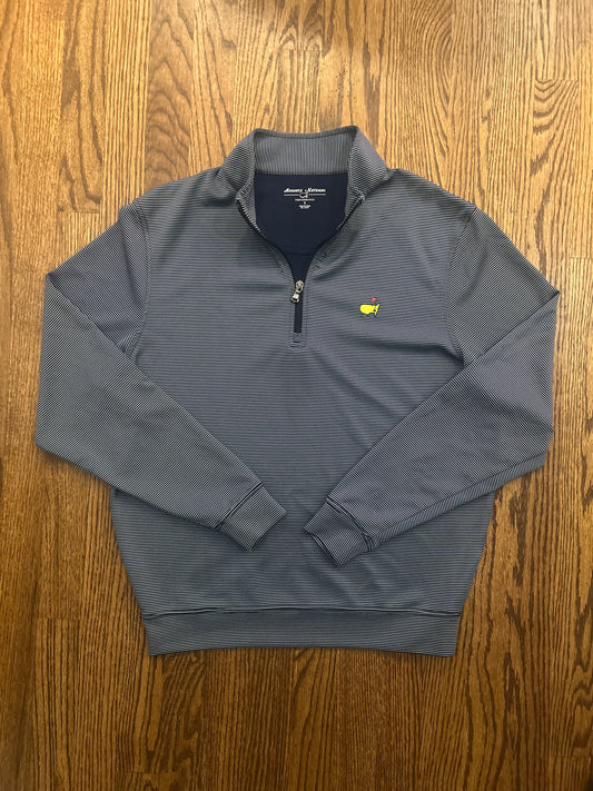 Men’s Small Masters Augusta National Golf Club angc Performance Golf Quarter Zip Pullover
