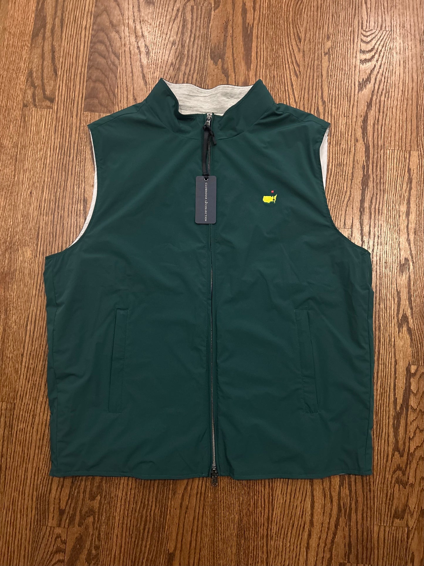 Men’s Large Masters Clubhouse Collection Full Zip Vest
