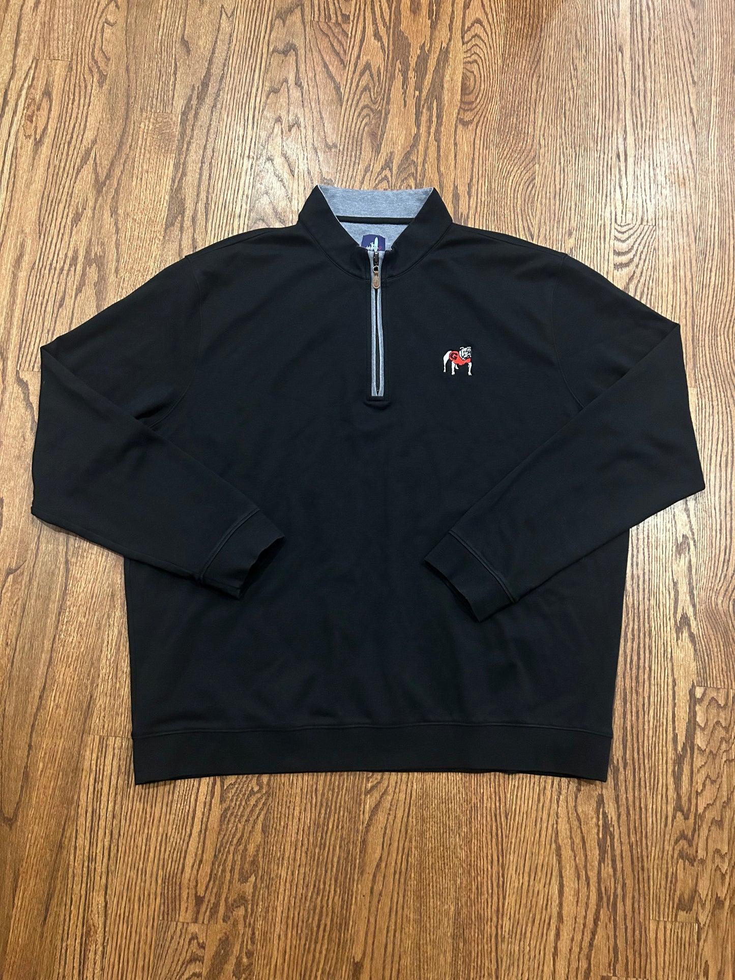 Men’s 2XL Johnnie O UGA Georgia Bulldogs Quarter Zip