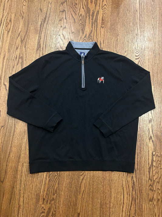 Men’s 2XL Johnnie O UGA Georgia Bulldogs Quarter Zip