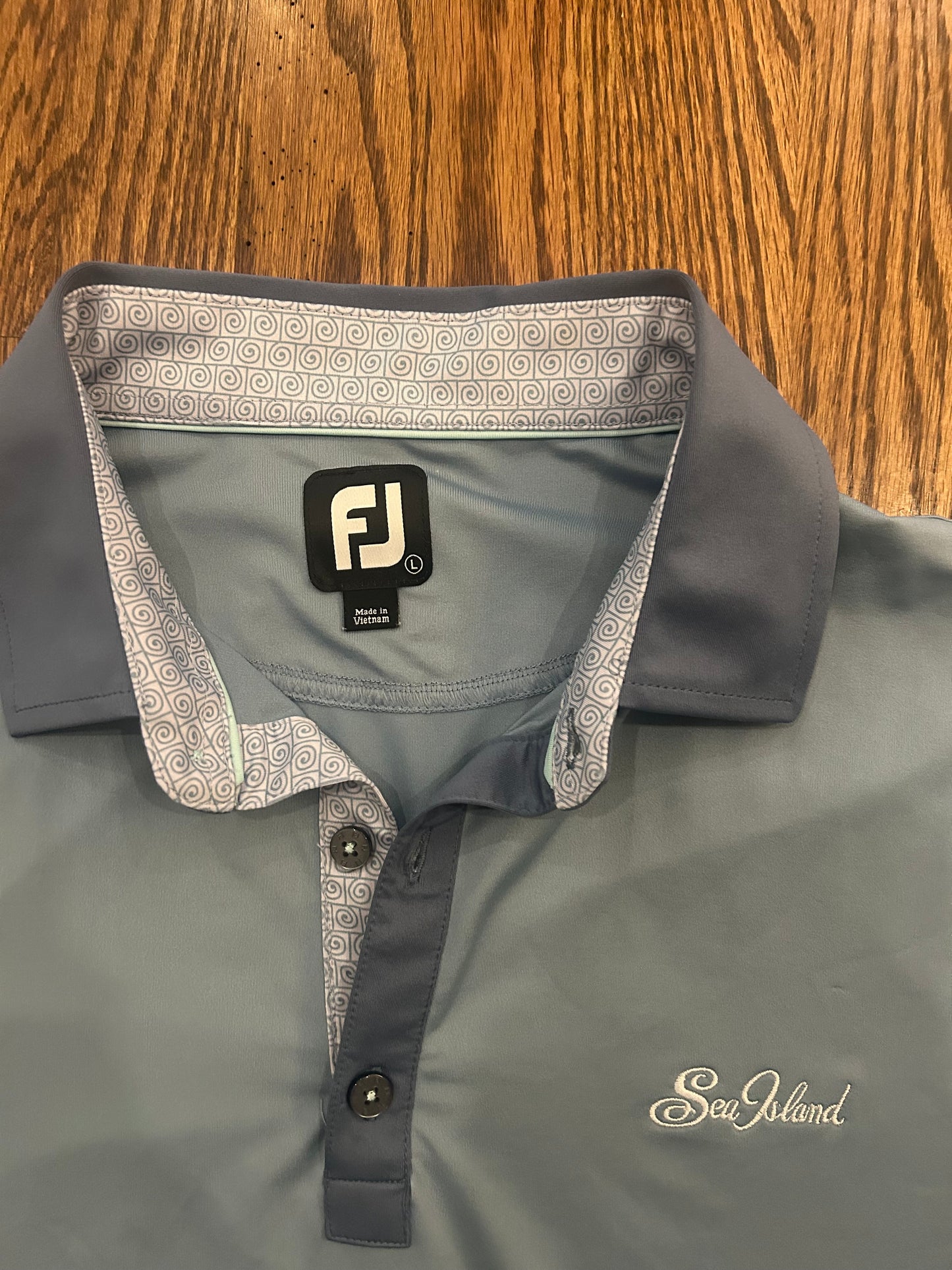 Men’s Large FootJoy Sea Island Performance Golf Polo