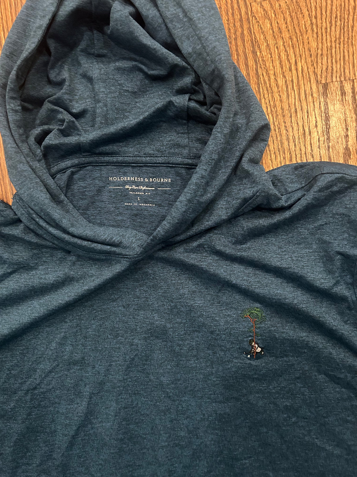 Men’s Large Holderness & Bourne Pine Tree Golf Club Florida Green Golf Hoodie