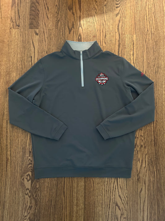 Men’s Large Peter Millar Georgia Bulldogs Sea Island Quarter Zip Pullover