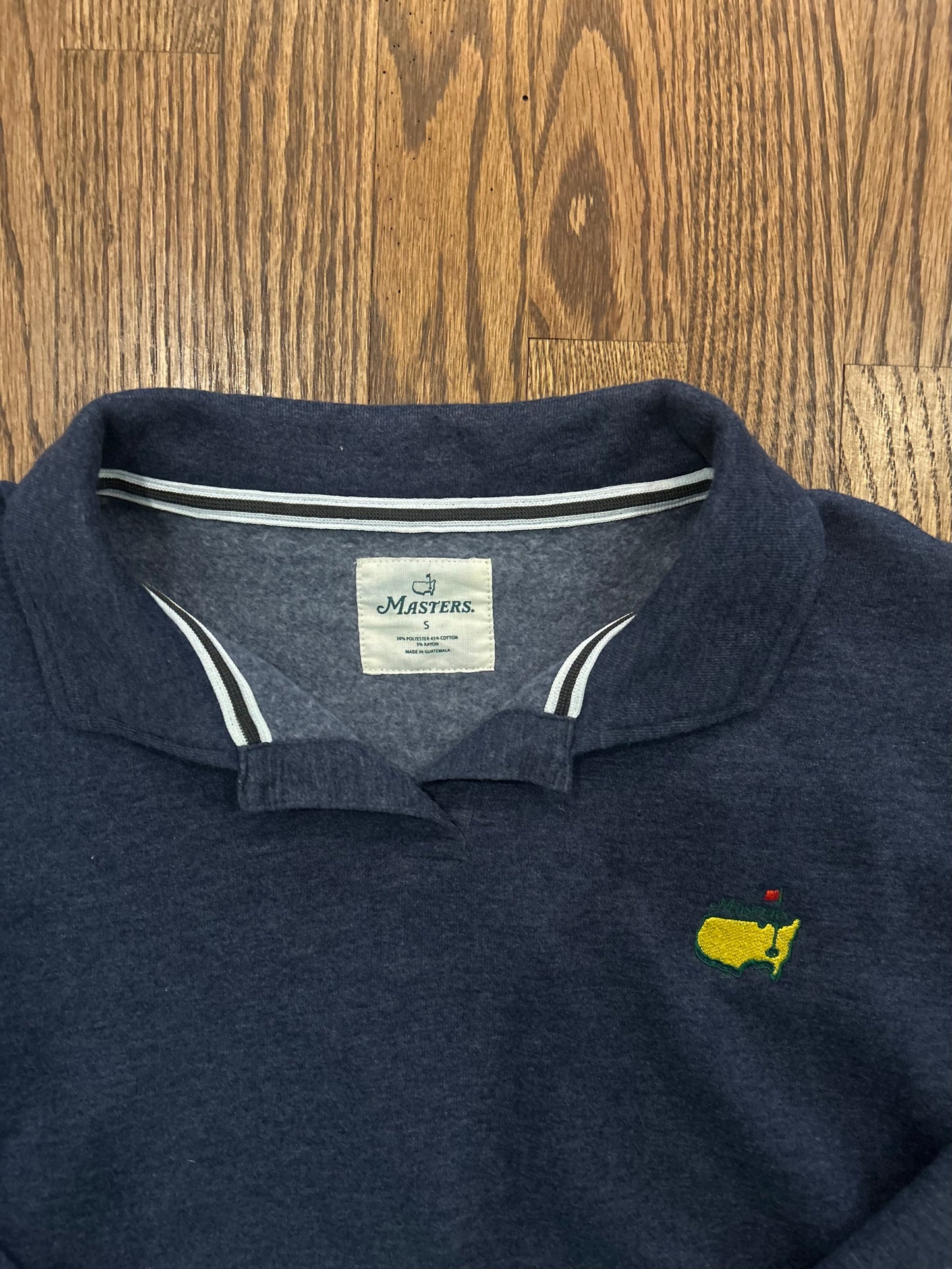 Women’s Small Masters Navy Blue Crewneck Sweatshirt Augusta National