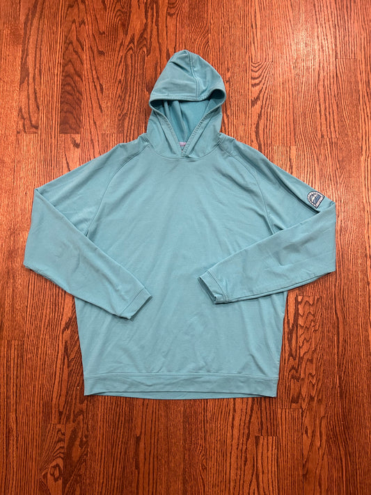 Men’s Medium Peter Millar Blue Breckenridge Golf Club Hoodie Colorado