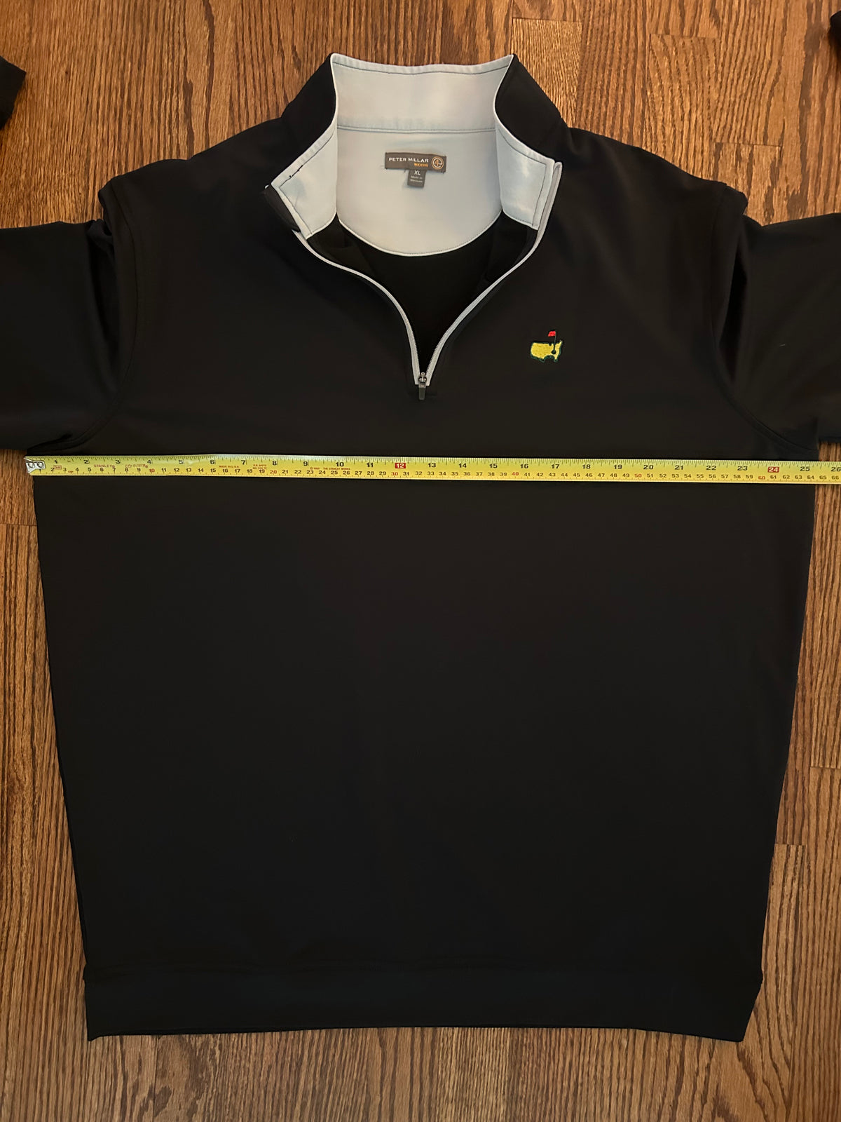 Peter Millar Masters Augusta National Golf Club Quarter Zip Pullover XL Black