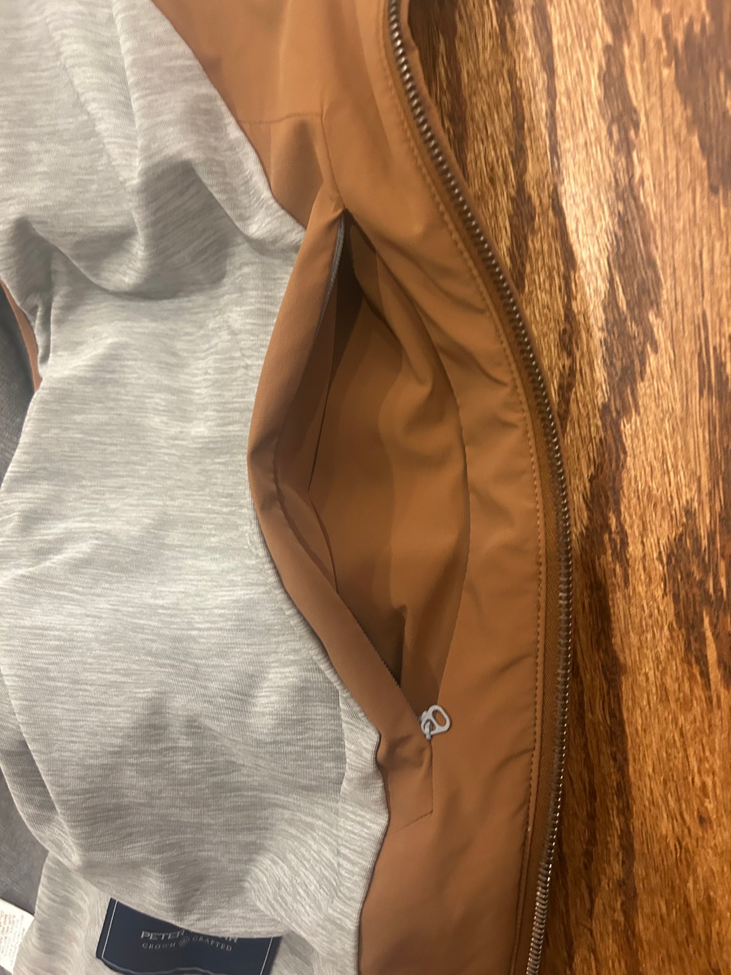 Men’s XL Peter Millar Quilted Full Zip Sweater Jacket